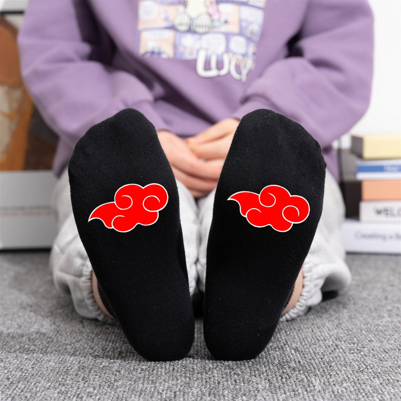 Cross-Border New Naruto Socks Anime Merchandise Foot Print Cotton Socks Winter Warm Casual Socks Cross-Border New Naruto Socks Anime Merchandise Foot Print Cotton Socks Winter Warm Casual Socks