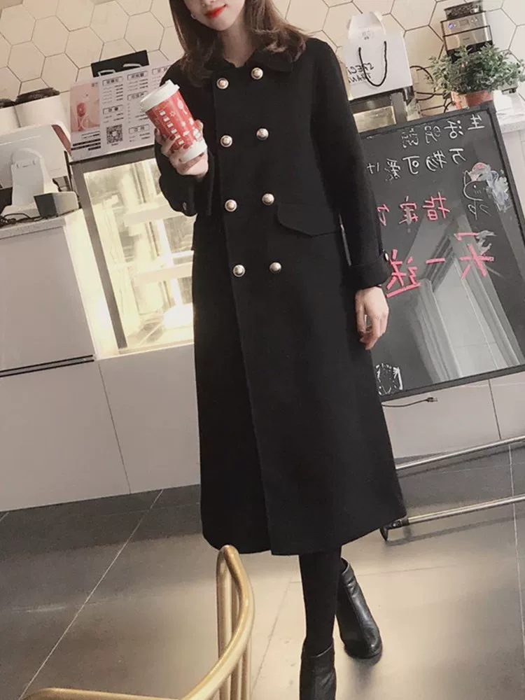 Woolen coat, woolen down jacket, plus size, 2023 collection, Korean style, oversize, increased thickness