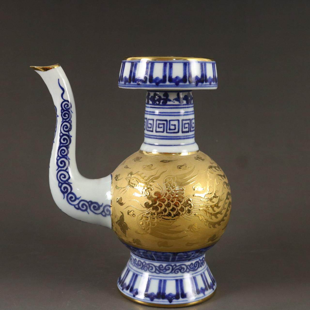 古花瓶，宣德銅製，古董，時代物 古花瓶，宣德銅製，古董，時代物 2025