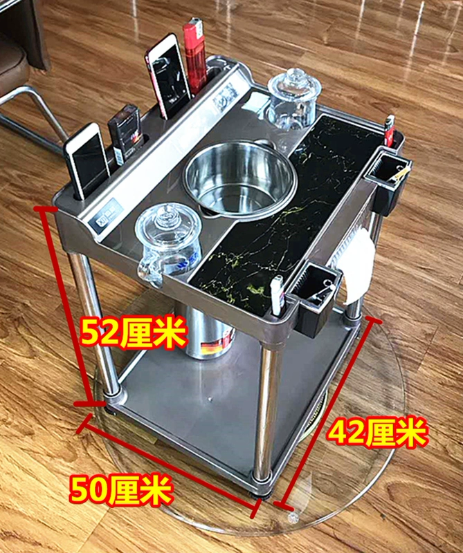 Máy mạt chược mới bàn trà bàn trà nước đứng phòng cờ bàn cà phê đa chức năng bàn cà phê mạt chược hội trường bằng thép không gỉ phụ kiện bàn góc - Các lớp học Mạt chược / Cờ vua / giáo dục