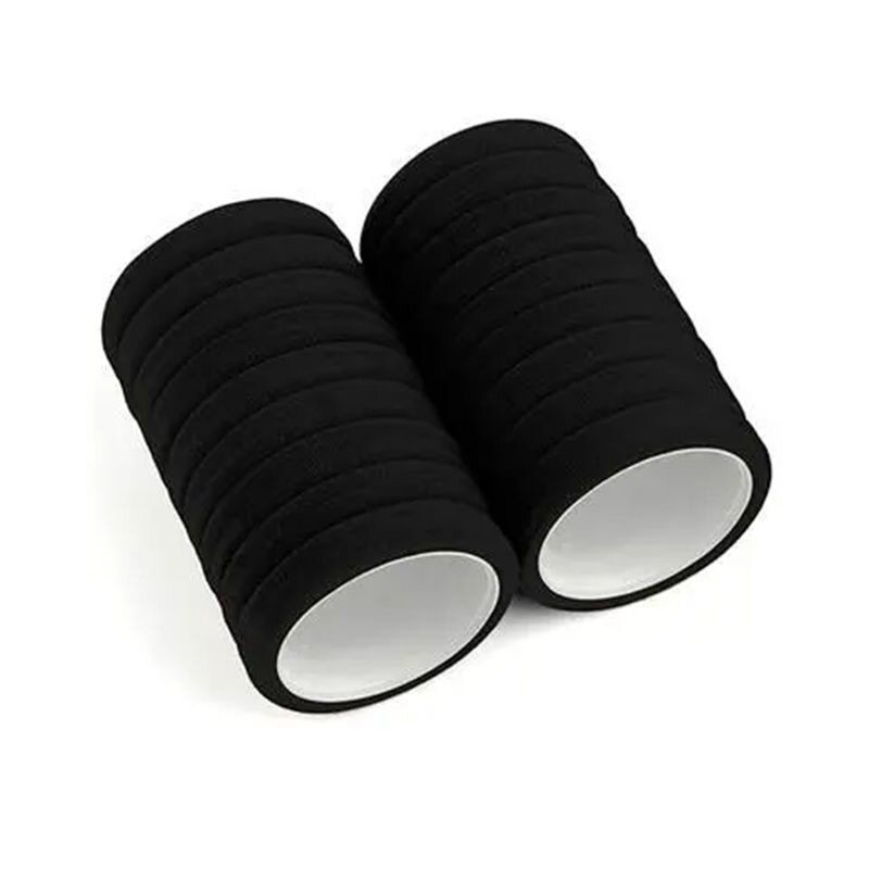 Korean Style Simple and Elegant Black Thick Ponytail Hair Tie for Women, High Elasticity and Durable Hair Band Rubber Band