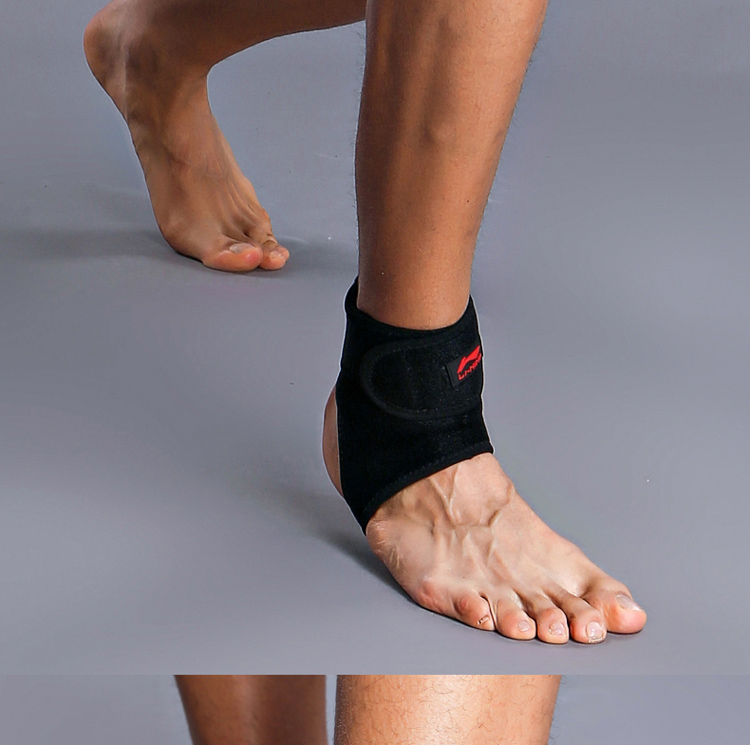 Li Ning Chính hãng Thể thao Mắt cá chân Bảo vệ Bóng rổ Cầu lông Bóng đá Leo núi Nam và Nữ Áp lực Mắt cá chân Chuyên nghiệp - Dụng cụ thể thao băng đầu gối khi chạy