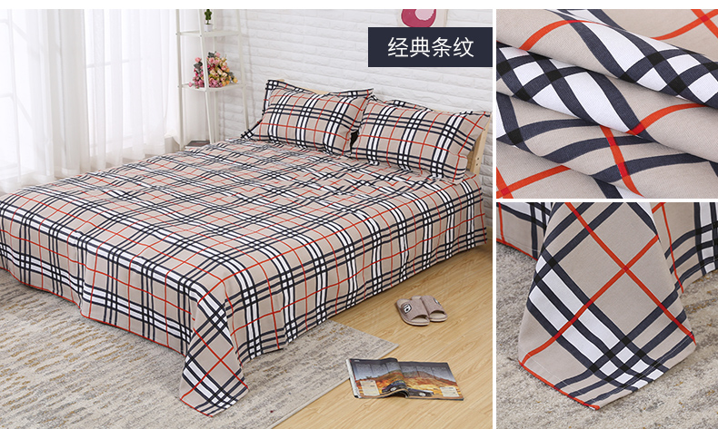 Cotton dày vải thô cũ một mảnh ba mảnh tùy chỉnh đôi vải thảm là cotton nguyên chất mùa hè - Khăn trải giường thảm lông trải giường ngủ