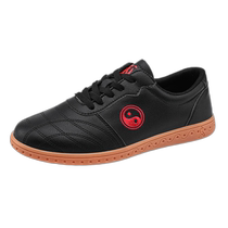 Harroman spring and autumn full leather Tai Chi shoes for women plus velvet martial arts shoes Kung Fu shoes Tai Chi shoes Baduanjin training shoes for men