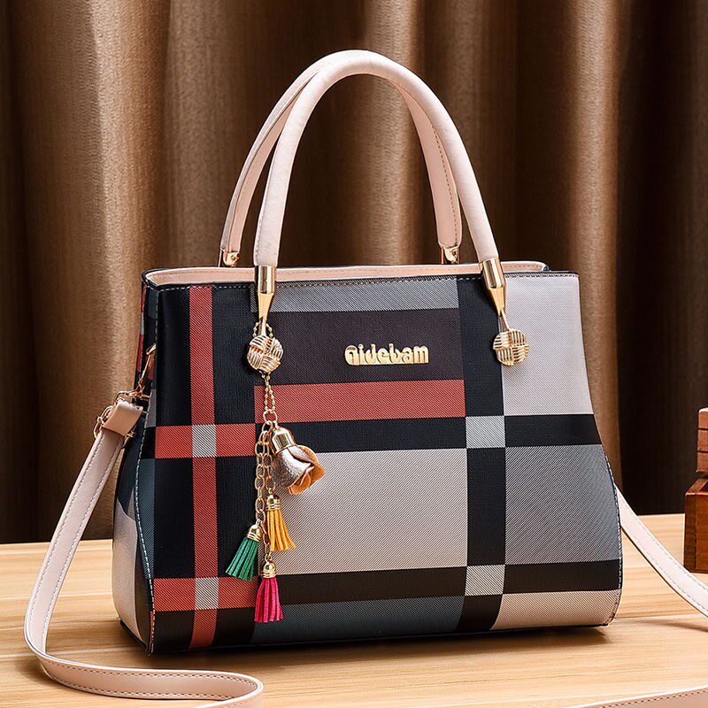 Fozens handbag fashion pane large-capacity color-color-piece single shoulder package gift brand slope-sloping tot bag woman