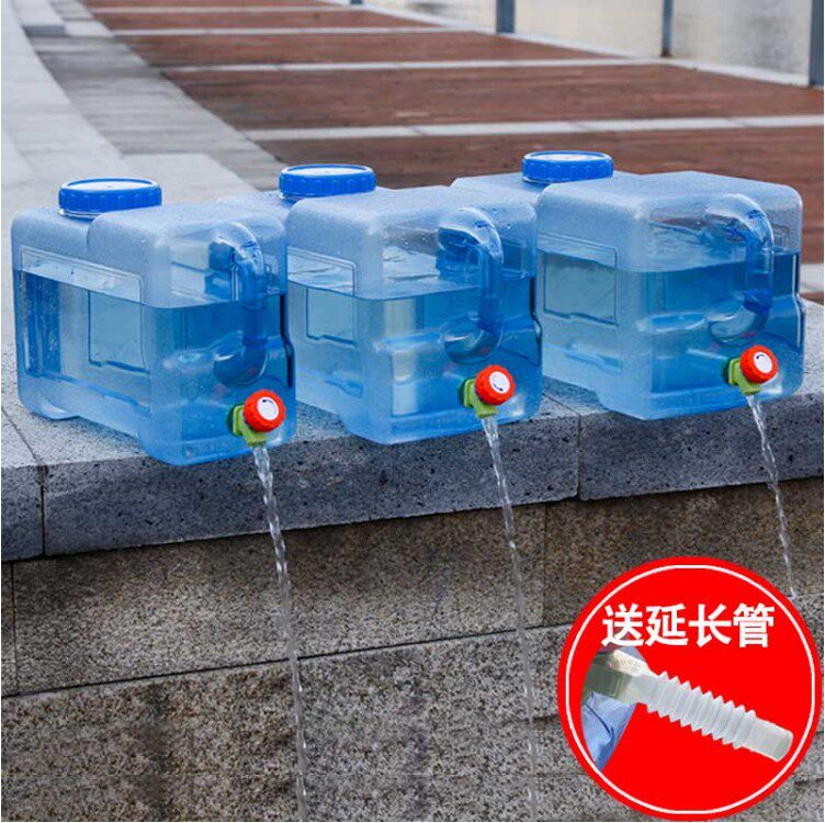 Self-driving tour on-board with tap purified water drinking water storage bucket 5-8-12-18-22L liters outdoor