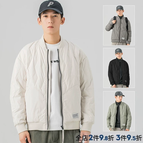 Пуховик, трендовая бейсбольная утепленная куртка для отдыха, коллекция 2022