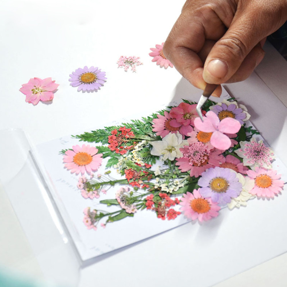 少女臉部裝飾乾燥花包眼妝臉妝乾燥花林小宅同款網紅直播新娘造型