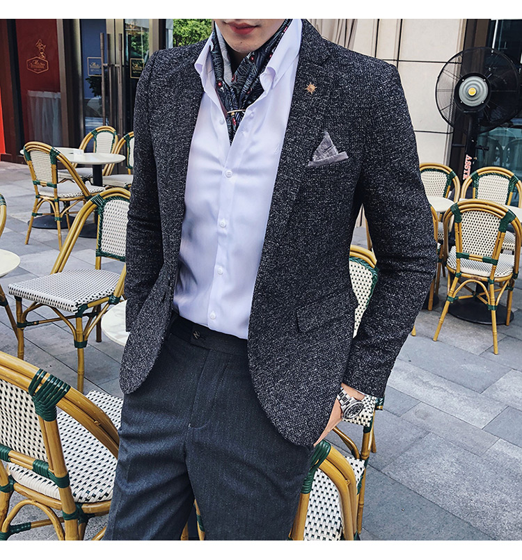 2019 2019 New Men'S Business Casual Suit Trend Handsome ...
