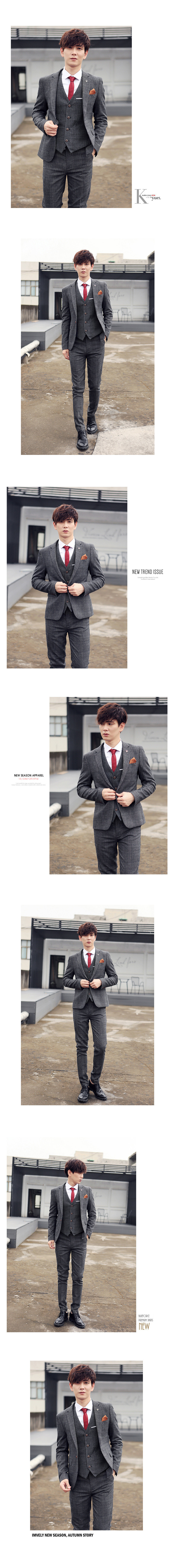 Costume homme en polyester pour hiver - Ref 1552229 Image 11