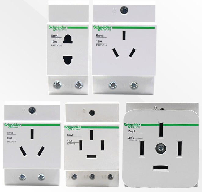 Schneider white rail socket Schneider EA9XN210 310 316 416 425