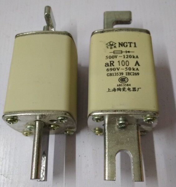 Shanghai Ceramic Electric Factory Feihuang brand fast fuse NGT1 125A 160A 100A 80A fuse