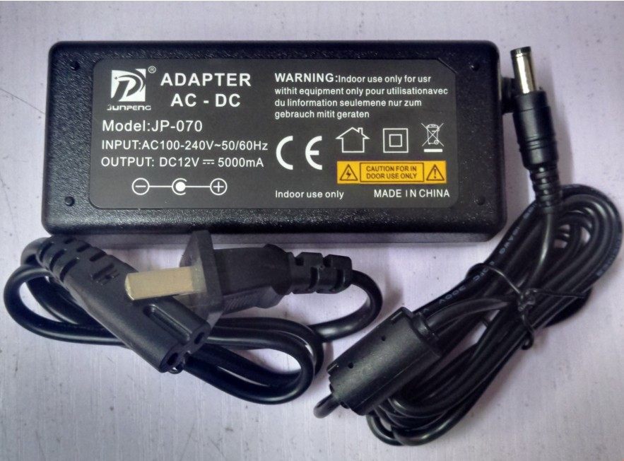Voltage-stabilized switching power JP-070 JP-070 DC12V 5000MA 5A 5000MA Electronic transformer DC adapter