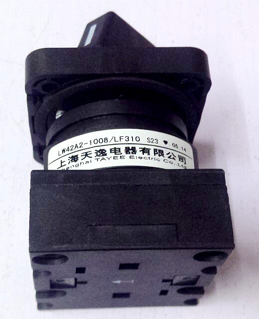 Shanghai TIANYI 20A 3-speed knob selector switch TAYEE LW42A2-1008 LF310 LF301