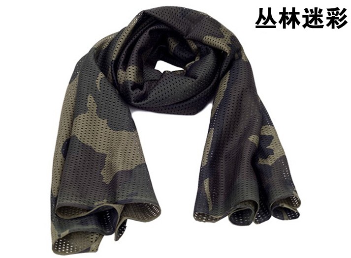 Đa mục đích ngụy trang lưới chiếc khăn khăn lưới khăn vuông khăn bib ngụy trang khăn bụi- bằng chứng chống muỗi khăn 	khăn dân phượt	
