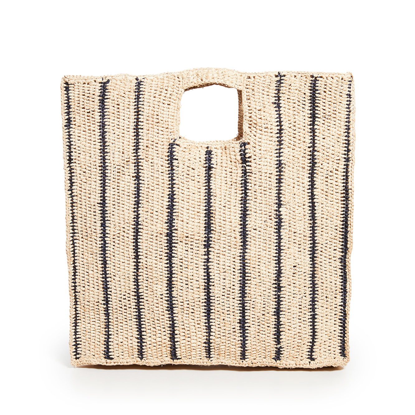American Mar Y Sol striped straw bag beach bag beach vacation