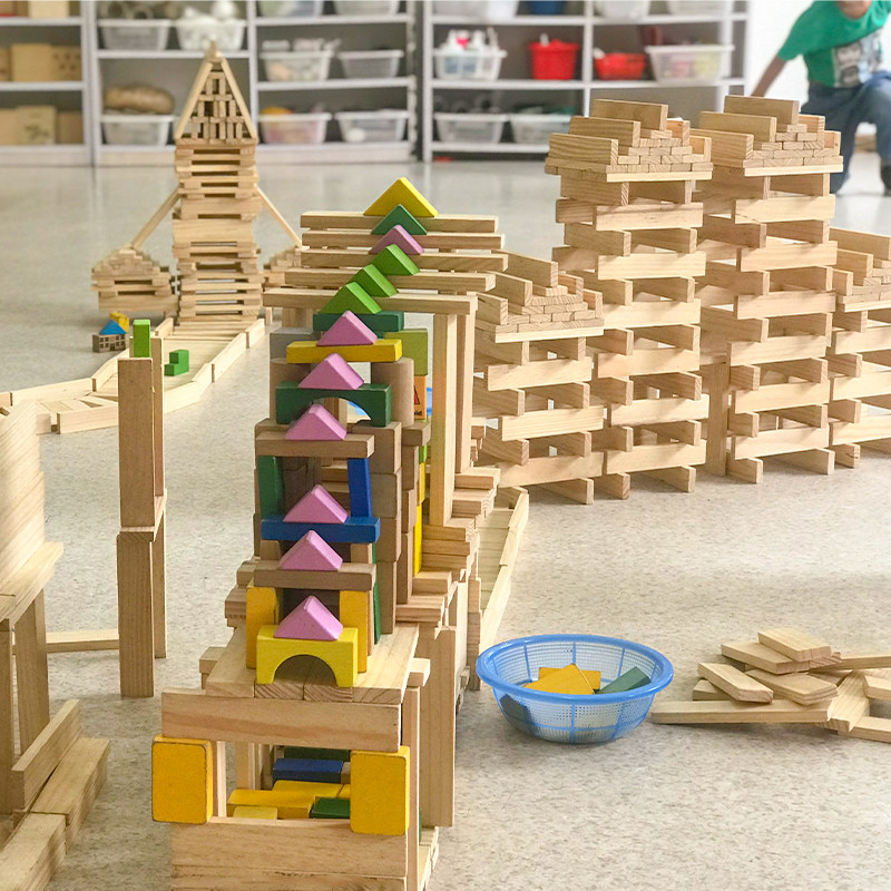 Add a warm color to your child’s childhood 🌟 Building block toys that ...