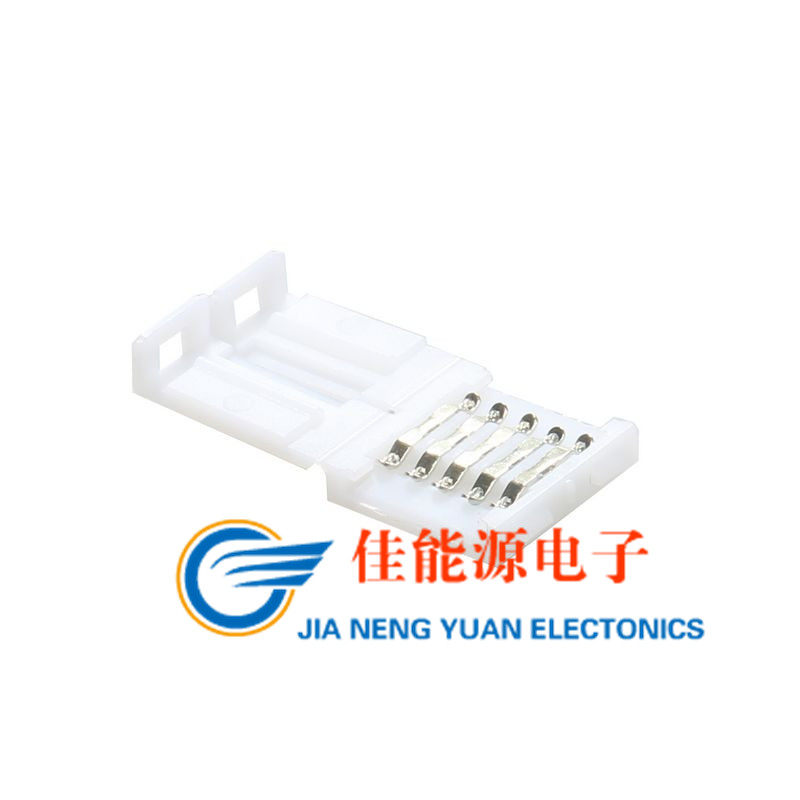 LED strip light with RGBW solderless quick connector 5pin 10mm buckle bayonet clip accessories