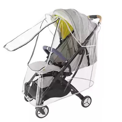 Pocket stroller windshield Baby good child stroller Stroller rainproof children's car umbrella car canopy poncho Breathable 1
