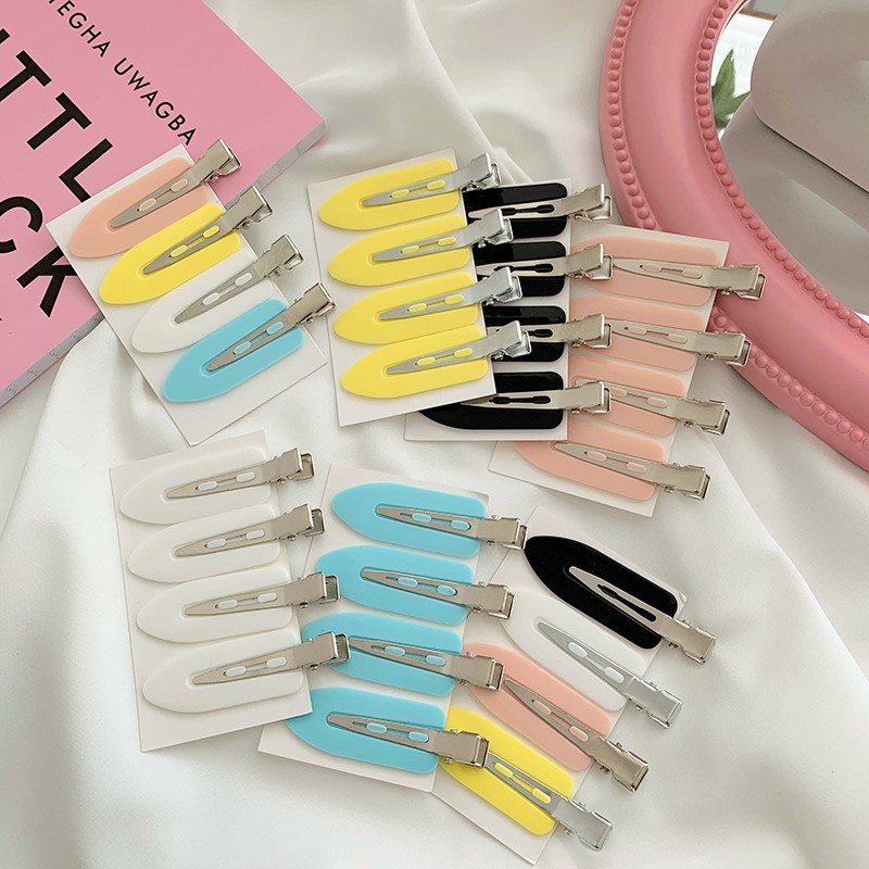 Clip girl unmarked clip side clip Korean ins net red headdress Liuhai clip a word clip duck mouth clip