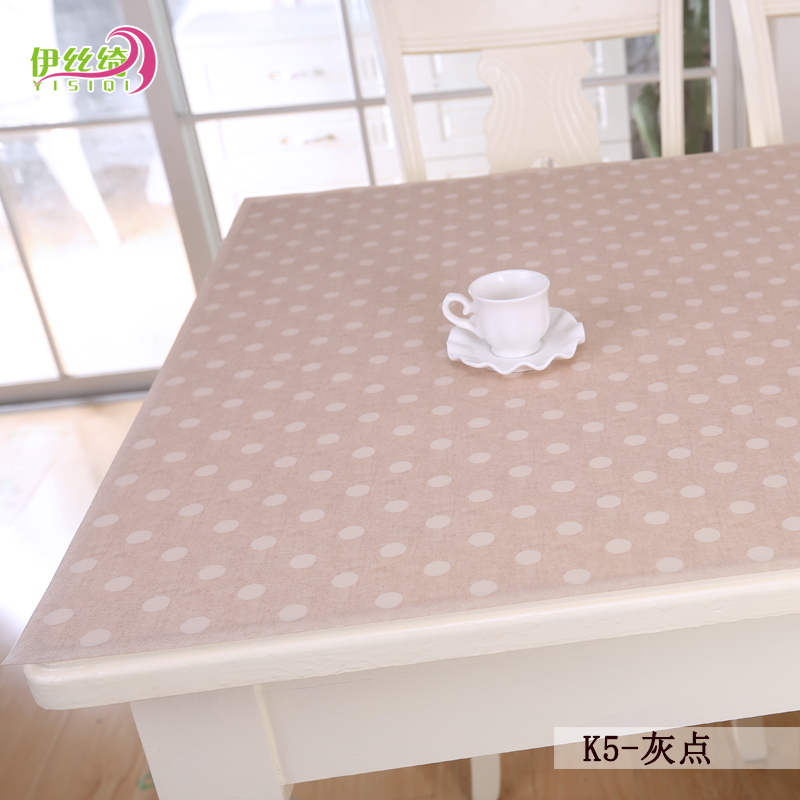 Hình chữ nhật vải bảng mat bảng PVC miếng nhựa mềm nước và không thấm dầu tấm kính pha lê khăn trải bàn dùng một lần - Khăn trải bàn tấm trải bàn nhựa