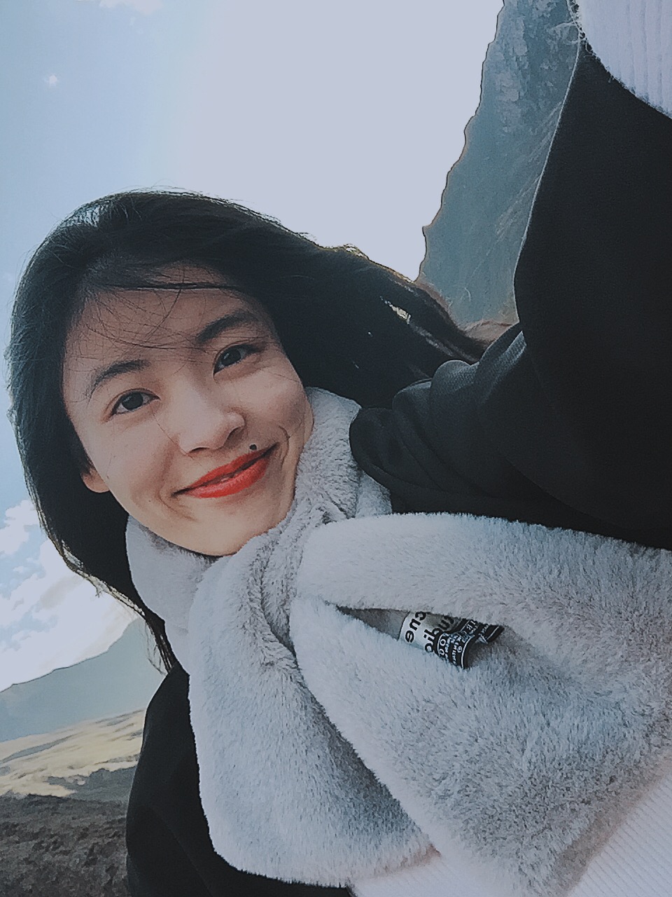 旅侠 超保暖！柔软小兔毛仿皮草围巾围脖 手感棒棒哒