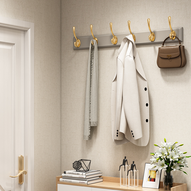 Wall-Mounted Coat Hook for Entryway, High-End Wall Rack for Hanging Clothes and Hats Behind the Door
