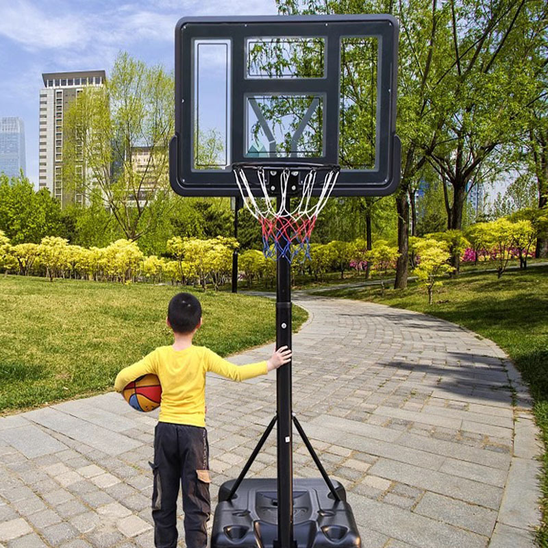 Home-Use Adjustable Basketball Hoop, Outdoor Mobile Standard Basketball Rim, Suitable for Dunking, Indoor and Outdoor Shooting, for Children and Adults