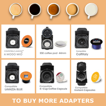 Coffee machine brewing cup compatible with LAVAZZA BLUE ESEPOD KCUP CAFFITALY many capsules