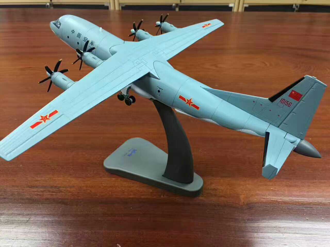 Yun 9 vận chuyển máy bay vận tải mô hình máy bay mô hình máy bay hợp kim cảnh sát không khí 200 mô hình tĩnh cảnh sát không khí 500 1: 100 mô hình ace