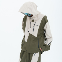 WELEM Fully Laminated Professional Ski Wear) Winter Snow Wear Loose Free Style Carved Double and Single Board Mens Style