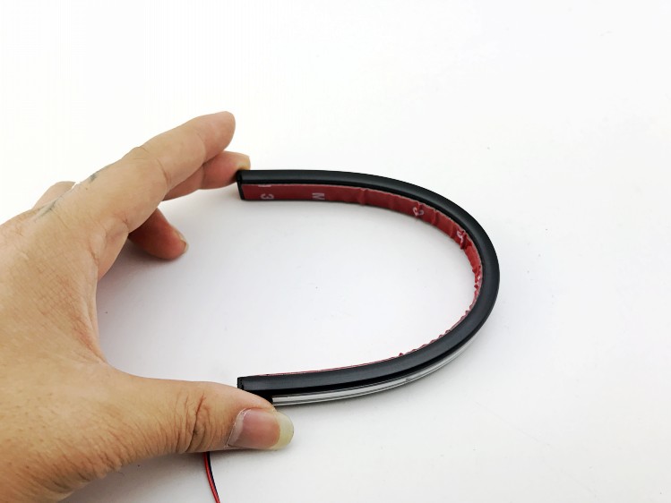 Xe máy xe điện led thanh ánh sáng nhấp nháy đèn nhấp nháy đèn 12 màu nhấp nháy bên trái và bên phải khung đèn chạy led xe may