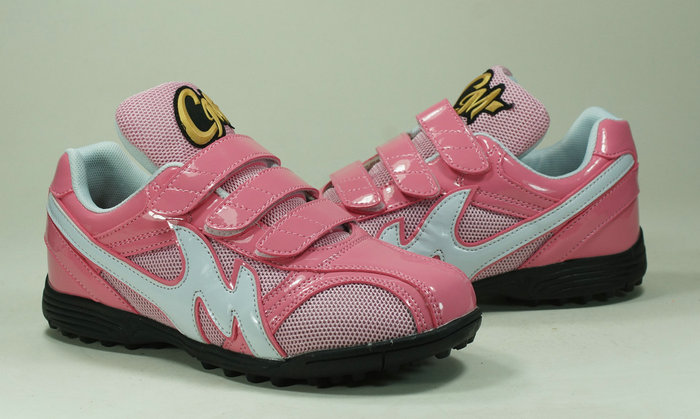 Pink crumble training shoes breathable net baseball training shoes softball training shoes