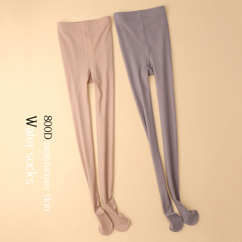 Tang Yan endorsement sk8879 spring and autumn transparent water light socks sexy high waist slim beauty legs fake through meat pantyhose woman