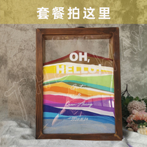 Sand - framed custom package Wedding Creative Check in Birthday Business Wedding props