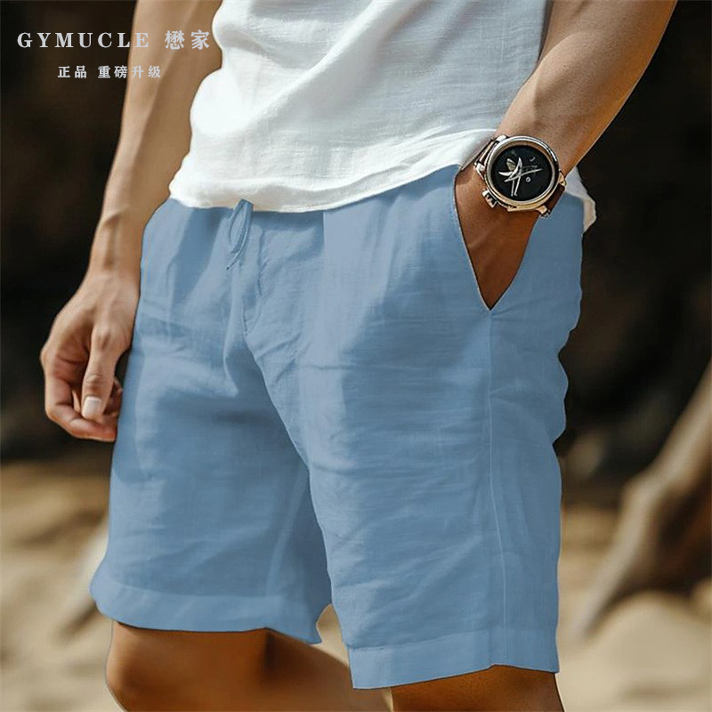 Large Size Japanese Casual Cotton and Linen Shorts for Men 2026 Summer New Style Loose Comfortable Trendy Shorts Super Fashionable and Cool Large Size Japanese Casual Cotton and Linen Shorts for Men 2026 Summer New Style Loose Comfortable Trendy Shorts Super Fashionable and Cool