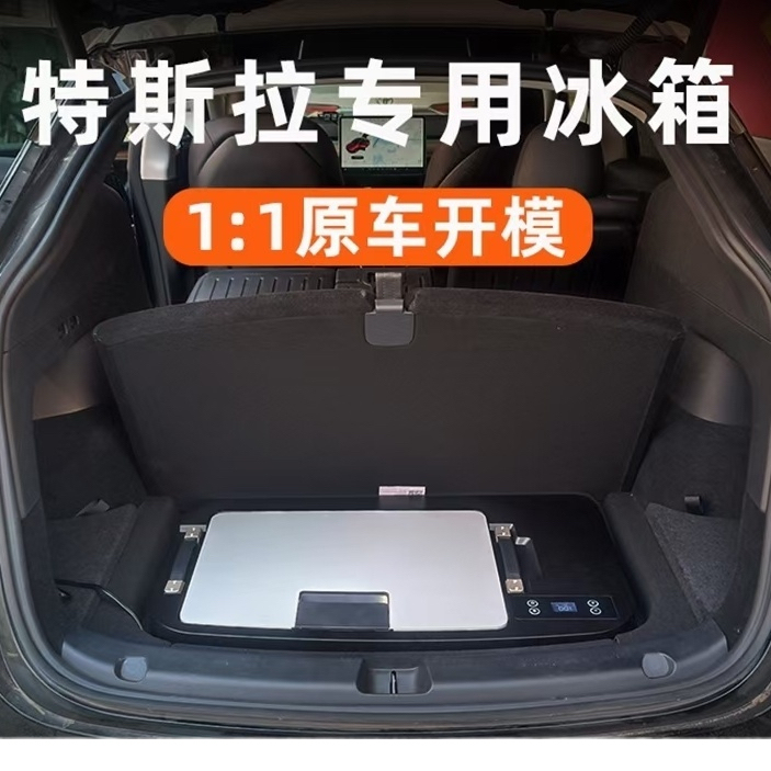 Uncle Ant Is Suitable for Tesla's New Yl/Model3/Y/X Car Refrigerator 12V Camping Modification Trunk