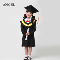 Childrens Dr suit Kindergarten graduation photo clothing Dr cap photo clothes Graduation dress Primary school student bachelors suit