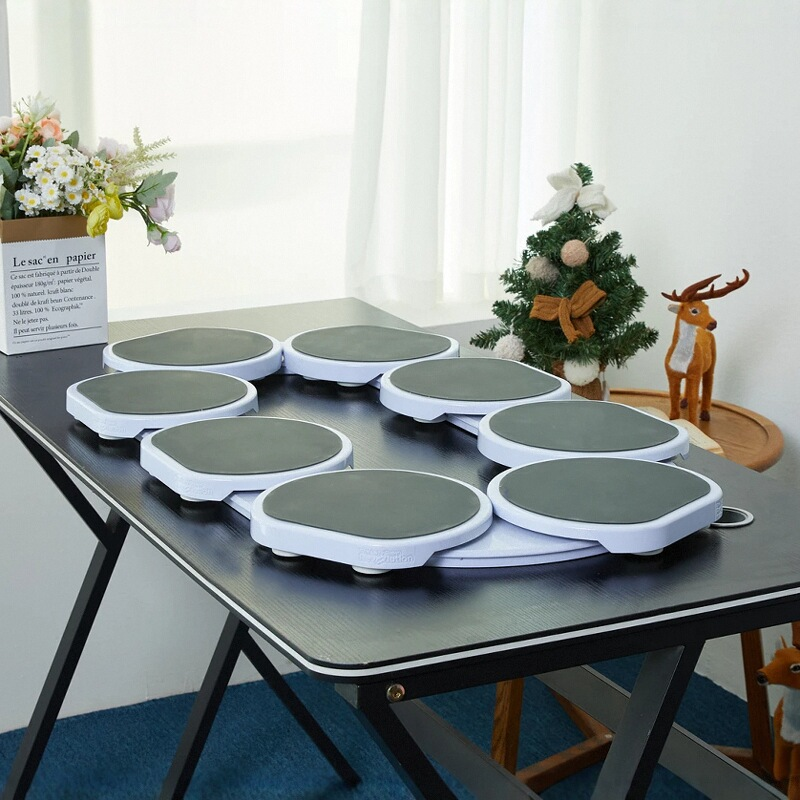 Long Table Turntable for Home Use, Rotating Dining Table Turntable, Rectangular Long Table Special Dining Plate, Hot Pot Rotating Tray, Small Turntable