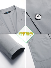 Пиджак, Костюм 夏季西装男薄冰丝防晒小西服外套男士休闲轻薄单西商务加肥大码潮