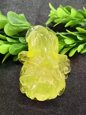 Xiuyan jade cabbage bai cai convergence, Jade manual double-sided cabbage wealth natural wealth convergence, hanging worn pendant