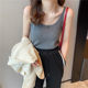 Knitted camisole women's suit inside 2024 new design niche outer wear white bottoming top summer