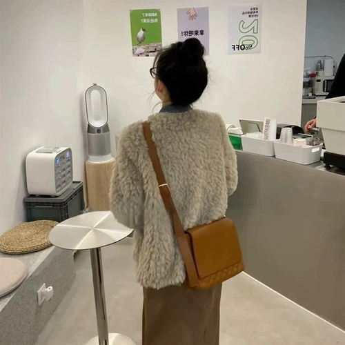 Зимняя куртка, цветной пуховик, в стиле Шанель, 2023, подходит для подростков, свободный крой, оверсайз, увеличенная толщина