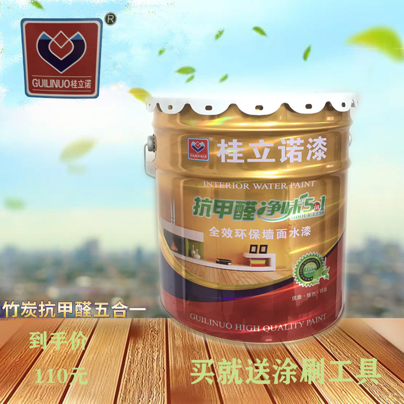 Guangxi Anti-Formaldehyde Net Taste Interior Wall Emulsion Paint Domestic White Color Indoor Self-Brushed Wall Paint Paint Paint