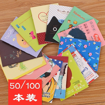  Mini small notebook cartoon pattern portable book portable student stationery 50 sets of pocket wholesale