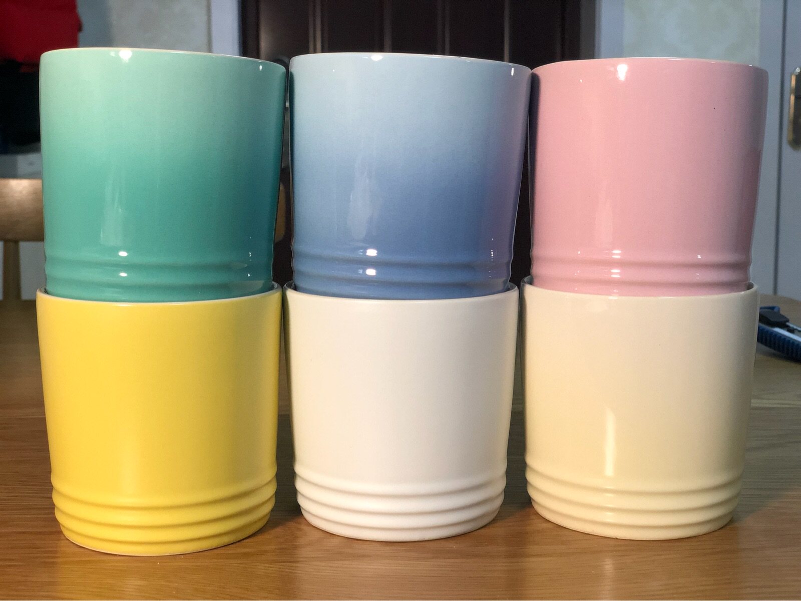 Colored mugs