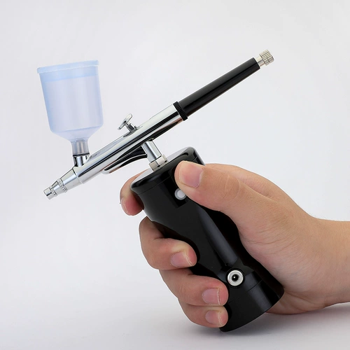 Окрашенная модель пистолета, портативный набор маникюрных инструментов для маникюра, воздушный насос, комплект