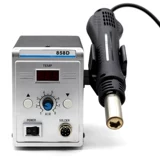 858D Сварочный таблица сварки с горячим воздухом, показывающая температуру для демонтажа IC Mobile Phone Mavinement Mavinement Set Electric Iron