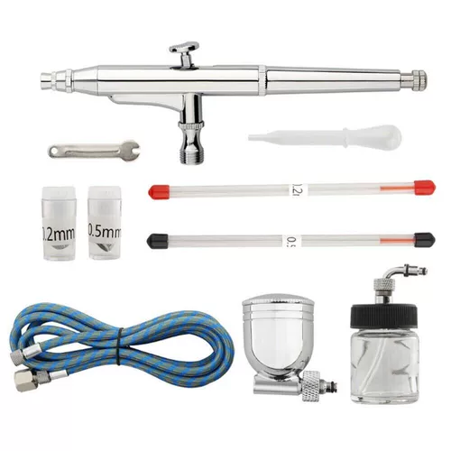 Модельные инструменты для окраски Аэрограф двойного действия Аэрограф для дизайна ногтей Красота Аэрограф Модельная живопись Набор инструментов для распыления краски