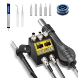 Mini Evel Evel Digital Display Регулируемая температура двух в одном платформе для пайки горячий воздушный пистолет Электрический паяль железные электронные инструменты для ремонта чипа